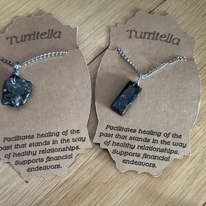 Turritella Fossil Stone Necklaces